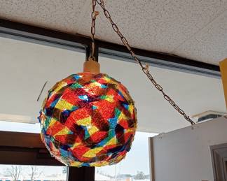 mid century hanging lamp 