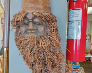 bamboo root man hand carved 