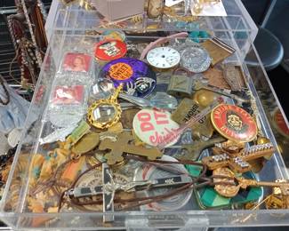 Tons of costume jewelry, rings, bracelets, earrings, and more 