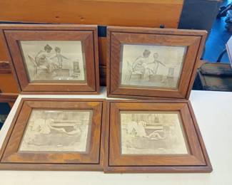 vintage framed black and whites 