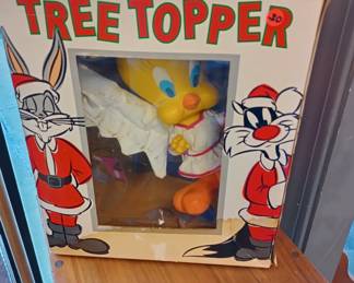 vintage Tweedy bird tree topper 
