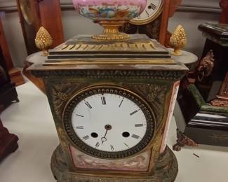 vintage French mantle clock 