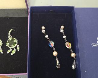 Swarovski crystal earrings 