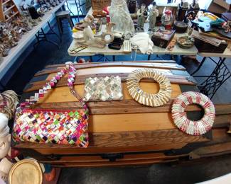 vintage gum and cig wrapper purses and other 