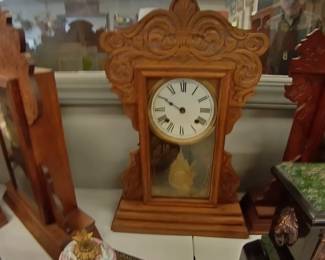 vintage gingerbread clocks 