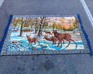deer tapestry 