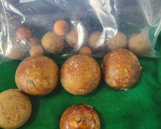 Clay marbles