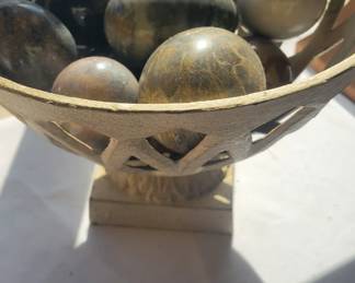 Large cast iron bowl
