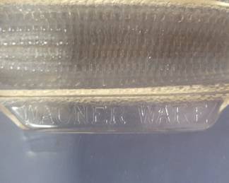 Wagner ware glass cornbread pan