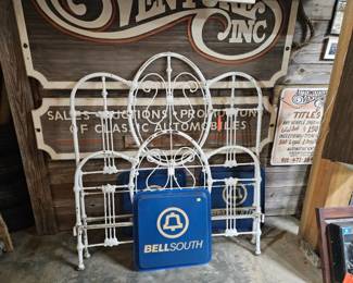 iron bed