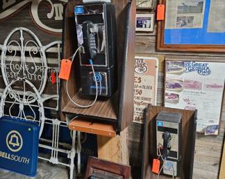 pay phones