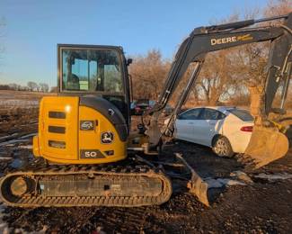 2024 John Deere 50p Excavator 369 hours 