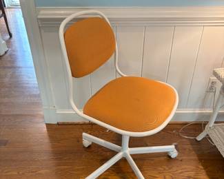 Orange office chair