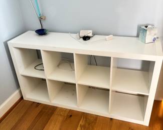 Formica low book shelf/storage unit one of two! 