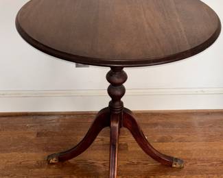 Antique folding round table in excellent condition 