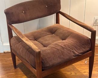 Awesome Corduroy mid century arm chair 