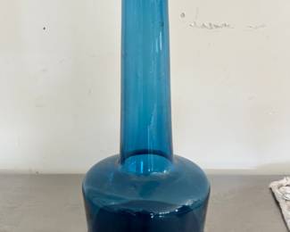 Modern blue vase 