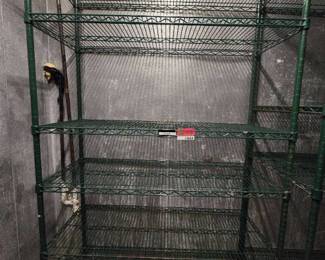 6 Tier Green Metro Shelf