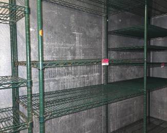 4 Tier Green Metro Shelf