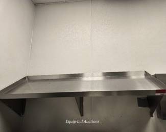 63in Wall Mount Shelf W/ Drain
