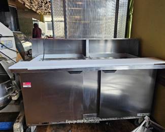 2 Door Beverage-Air Model SPE60HC-24M Refrigerated Prep Table