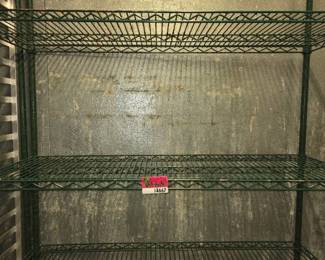 4 Tier Green Metro Shelf
