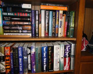 Hardcover books, for your reading enjoyment