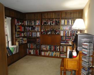 The library, books and all