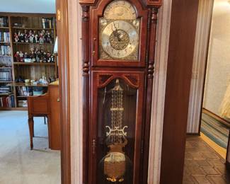 Tall proud stately Grandfather clock