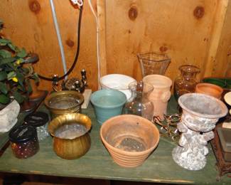 Pots, just you wait, the garage is filled with planters, and pots, and all things growing