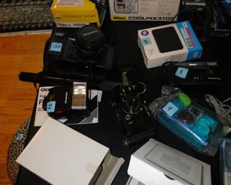 Vintage electronics, and cameras