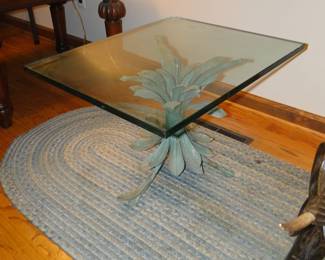 Beautiful glass topped table