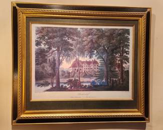 Very nice framed artwork all over the house