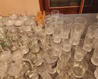 Cut, pressed, and etched glass