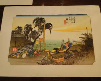 Beautiful Oriental wood block prints