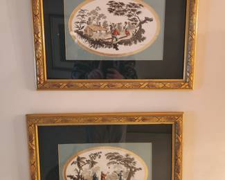 A very nice matched pair of wall art