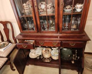 Of course we have a china cabinet filled with all kinds of wonderful items