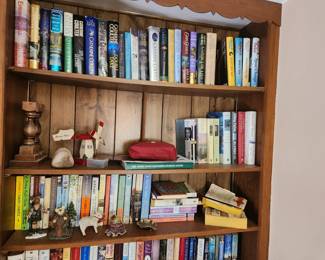 Books too, we always have books, lots and lots of books