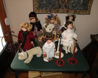 Dolls, with original boxes, because every sale should have these