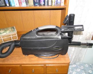 An Oreck vacuum cleaner