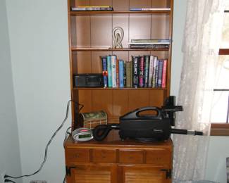 Ethan Allen dresser hutch filled with.....