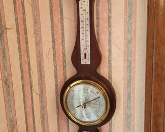 Barometer, and thermometer 