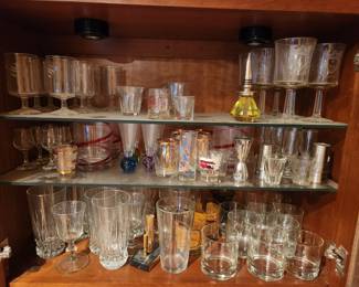 A complete collection of some of the best Mid Century Modern barware we have ever seen