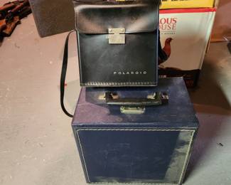 Vintage camera and slide projector