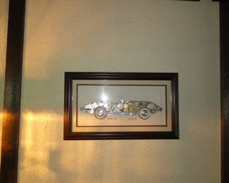 Jaguar model car art