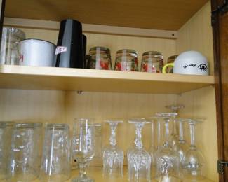 Glassware, some are sets, some are one offs, some are amazing