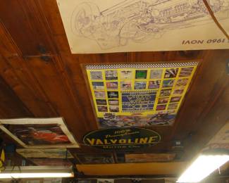 Even the ceiling is covered