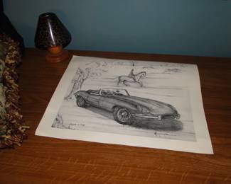 Jaguar pencil sketch