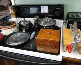 This estate sale, has some wonderful, and fantastic great kitchen finds