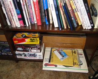 All kinds of car books and magazines